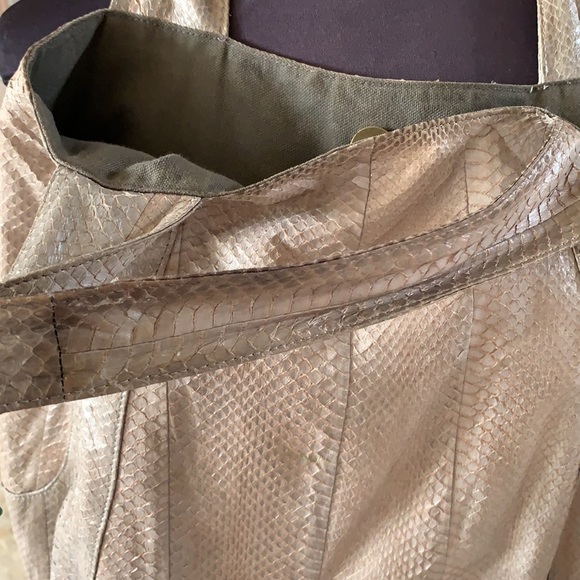 Beirn snake skin shoulder hobo tote bag Jenna - Picture 9 of 16